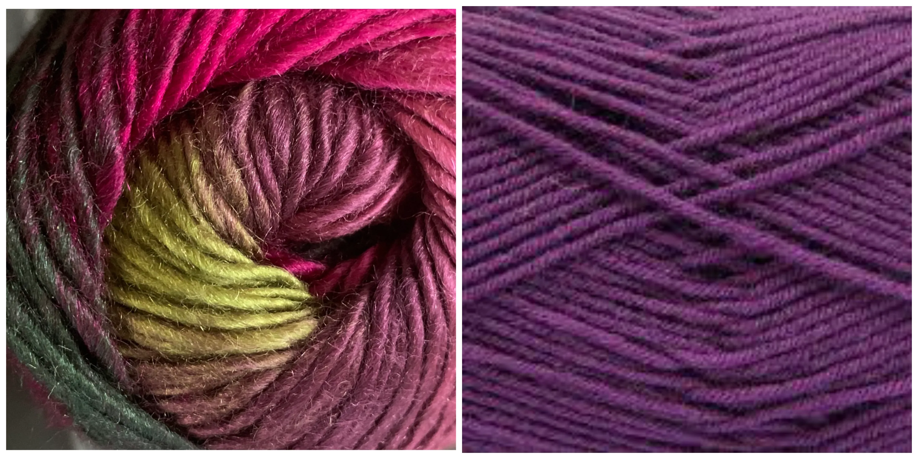 (100% Acrylic) DARK PURPLE   CALLA LILY - Embossed Natura Hat KIT