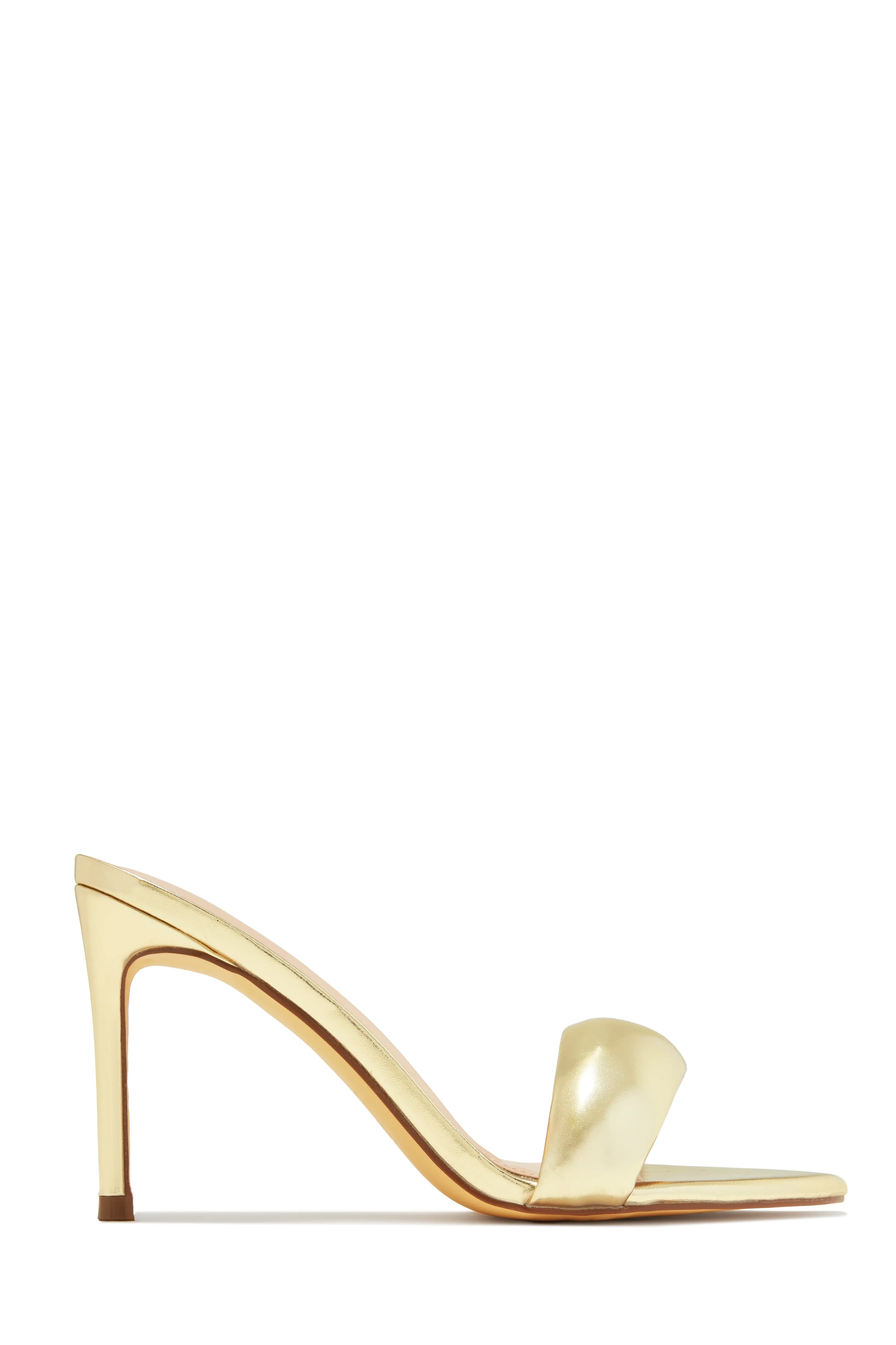 Alisha Mid Heel Mules - White