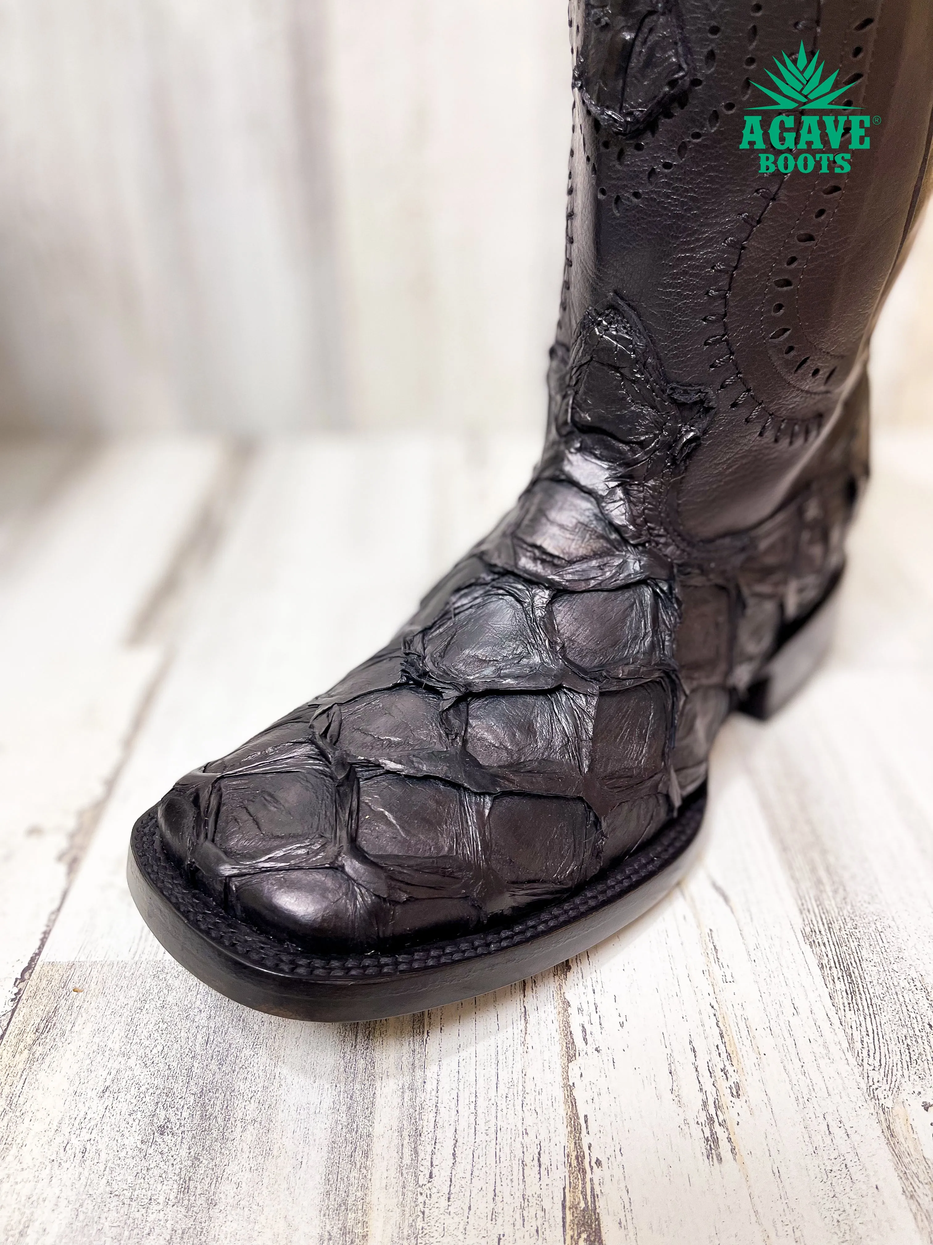 BASS BLACK MATTE AGAVE SPECIAL EDITION | MEN EXOTIC BOOTS