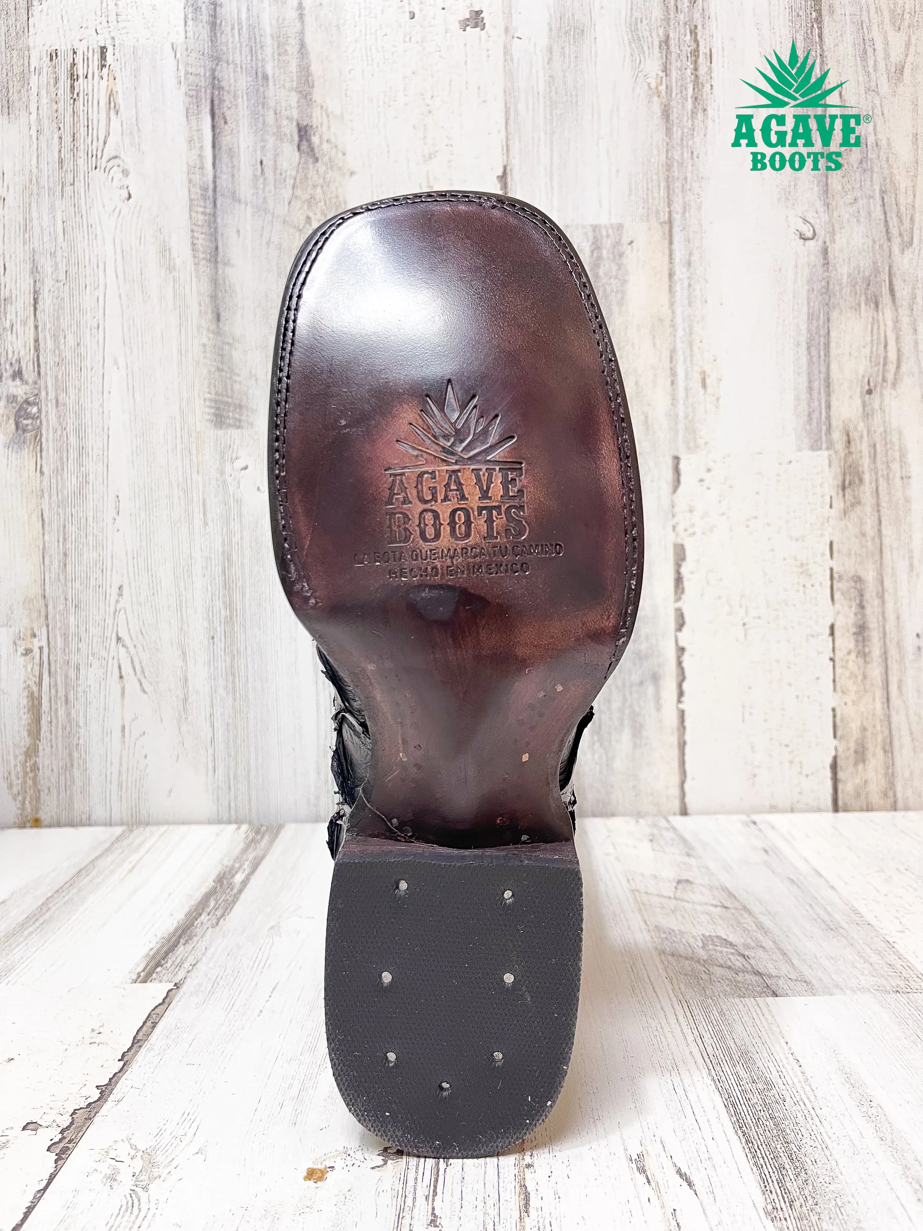 BASS BLACK MATTE AGAVE SPECIAL EDITION | MEN EXOTIC BOOTS