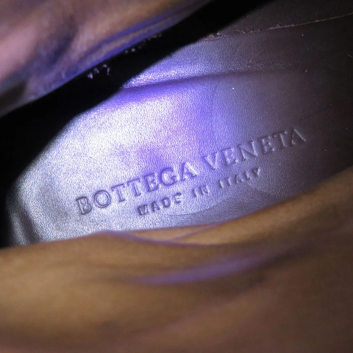 Bottega Veneta Suede Leather Engineer Boots Brown