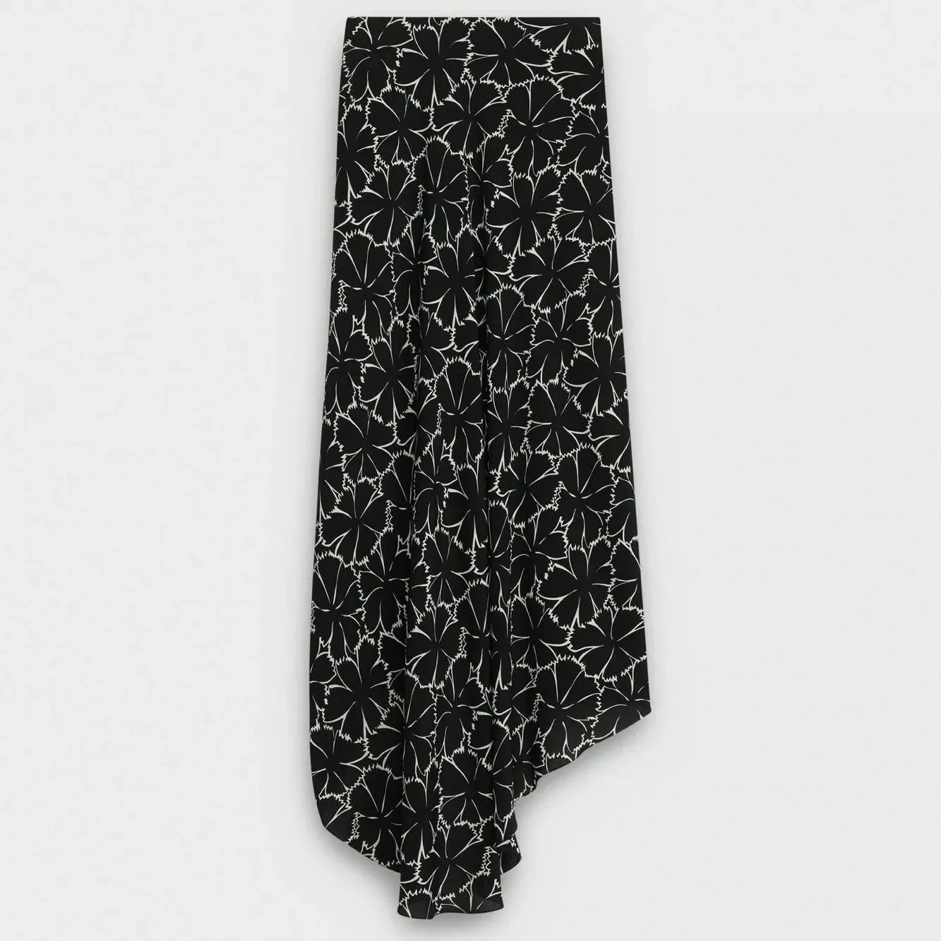 Celine Floral Printed Georgette Maxi Skirt