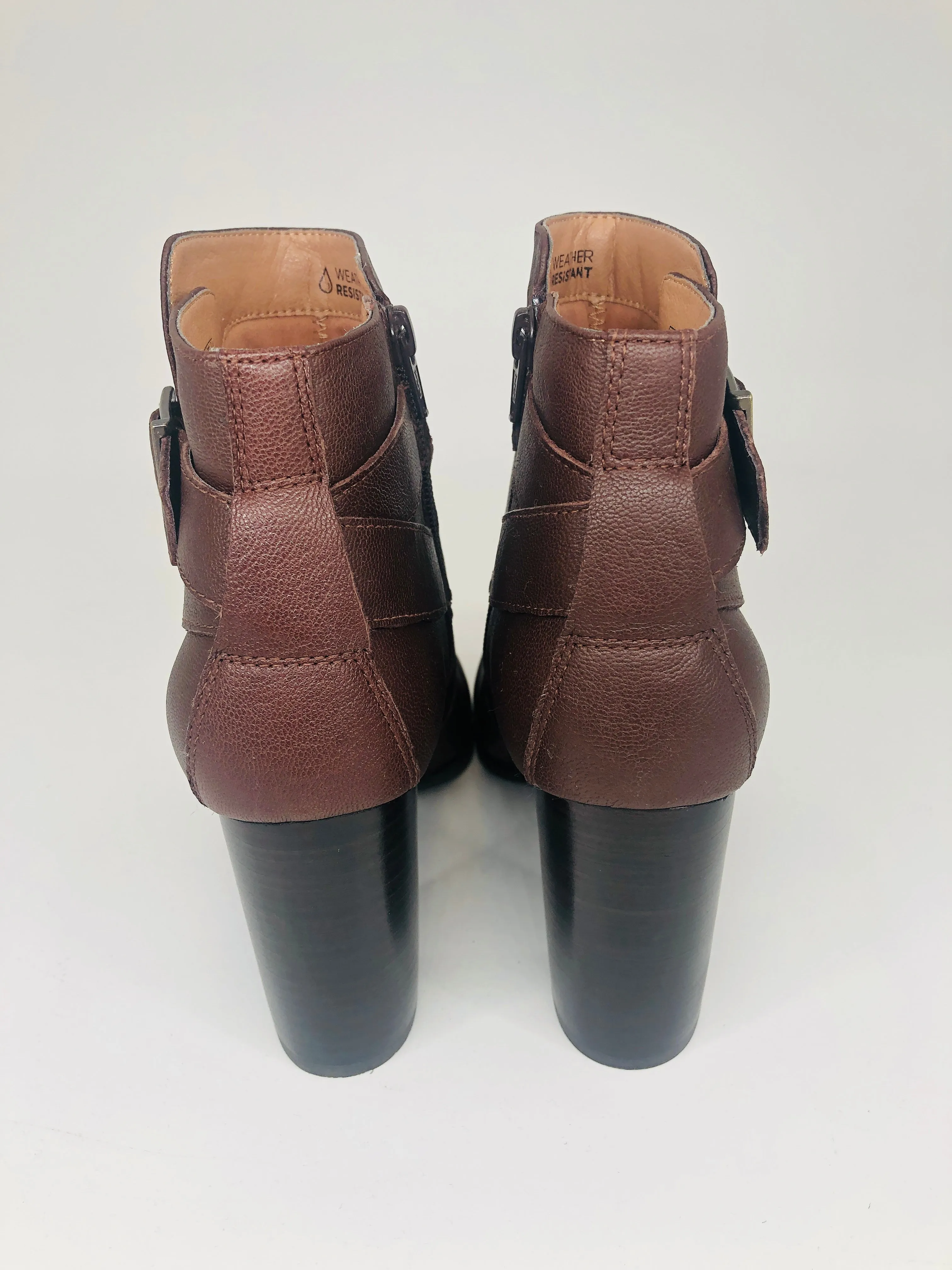 Chocolate Buckle Bootie
