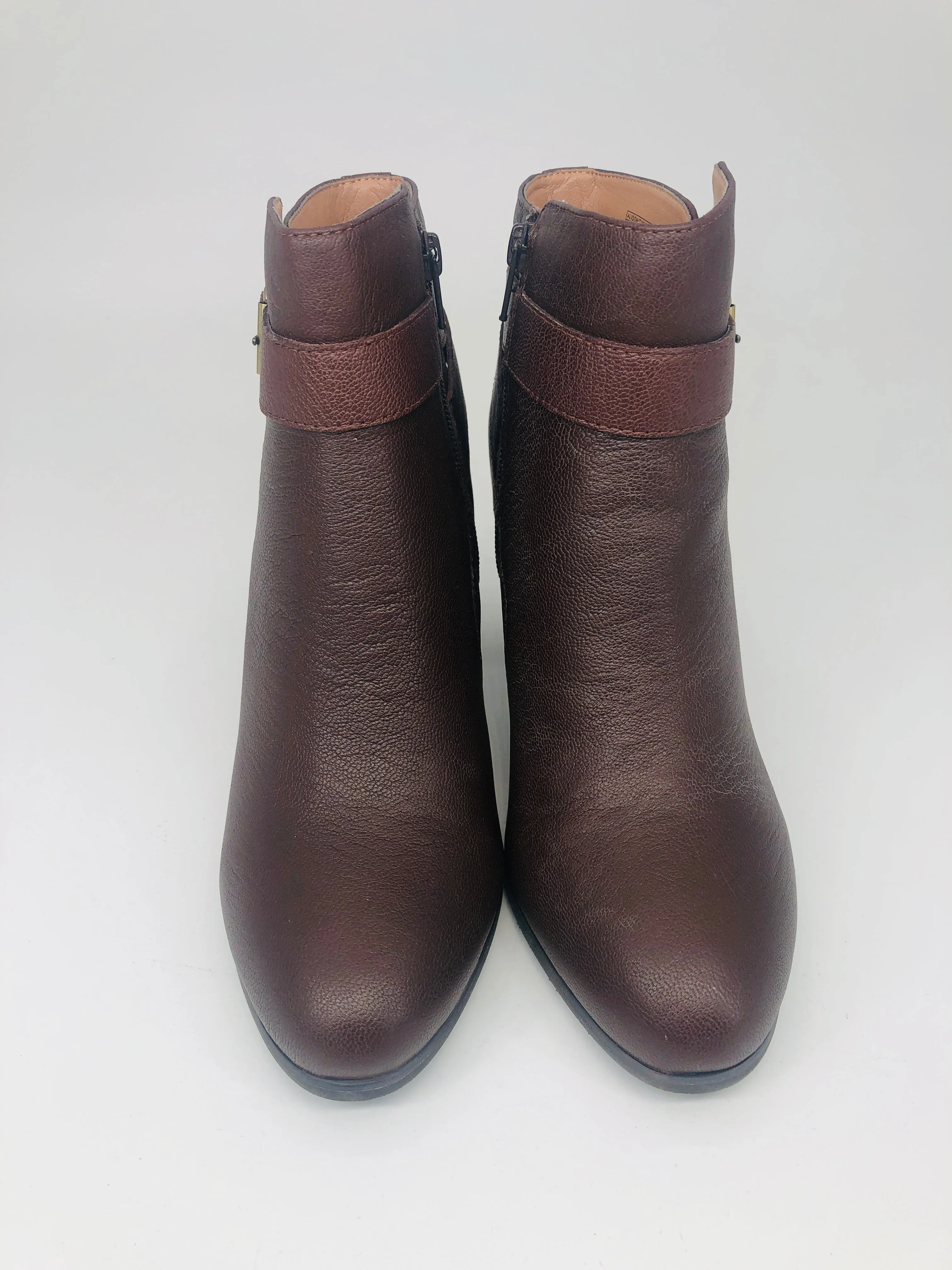 Chocolate Buckle Bootie