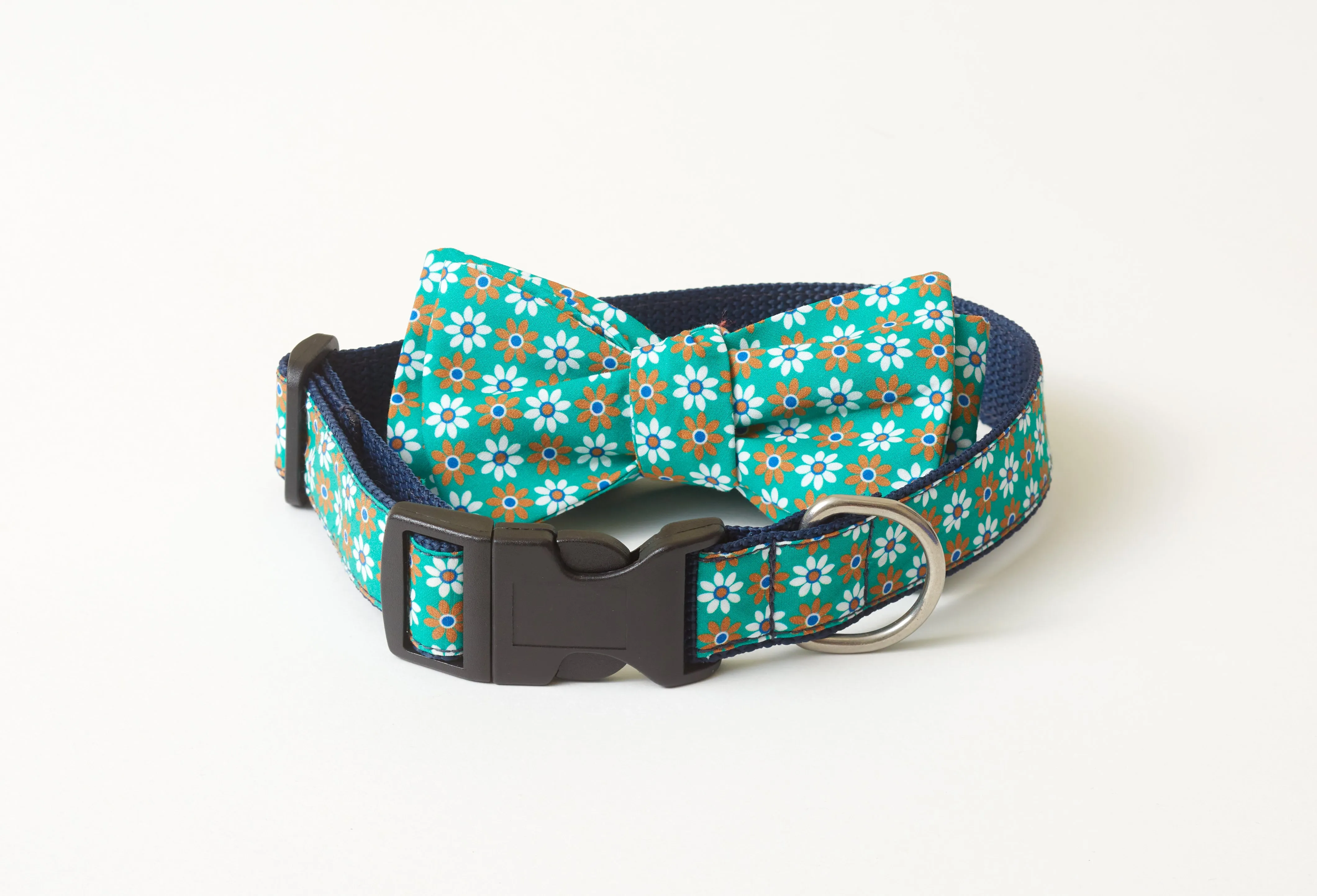 Daisy Pop Teal - bow ties