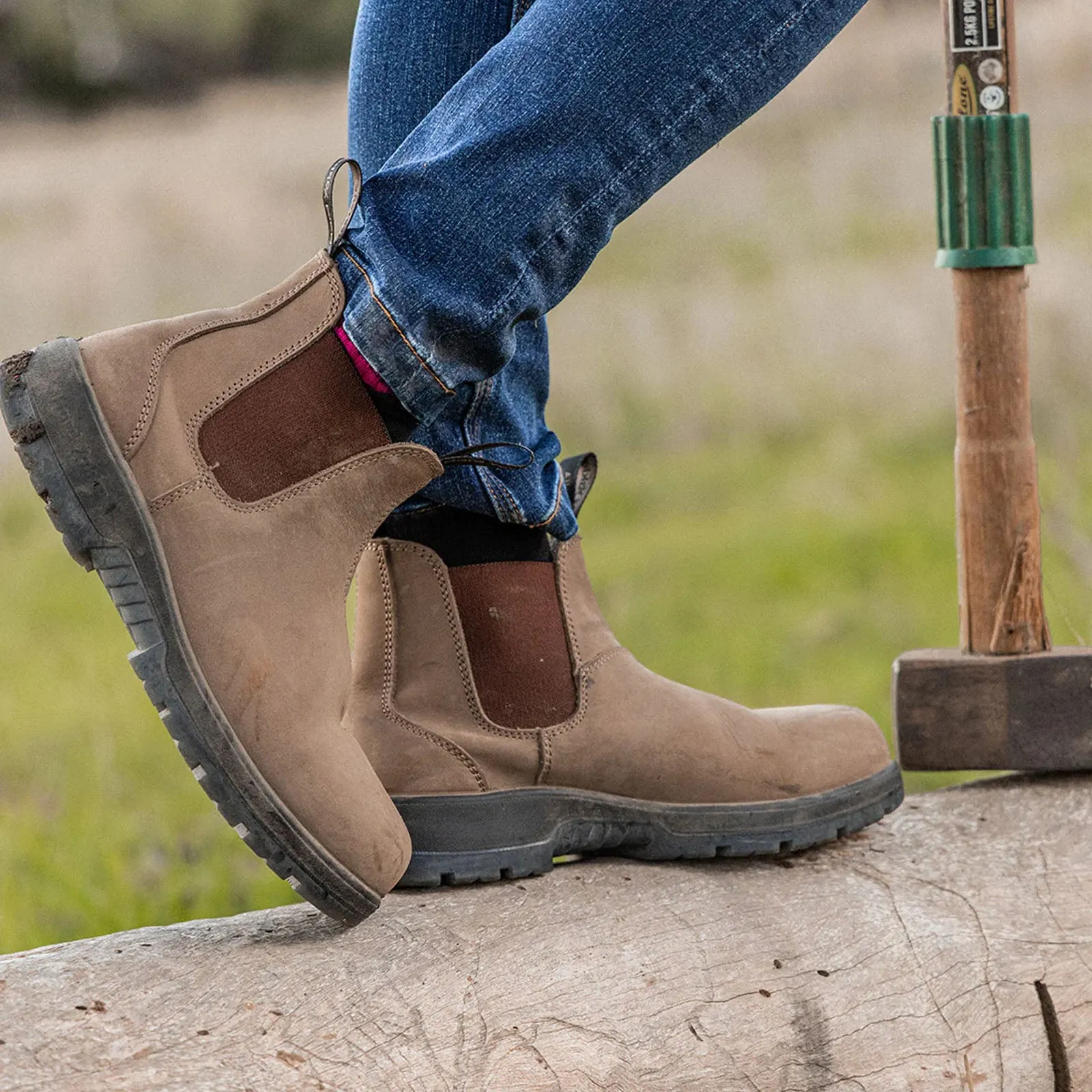 Hard Yakka Mens Outback Safety Dealer Boots