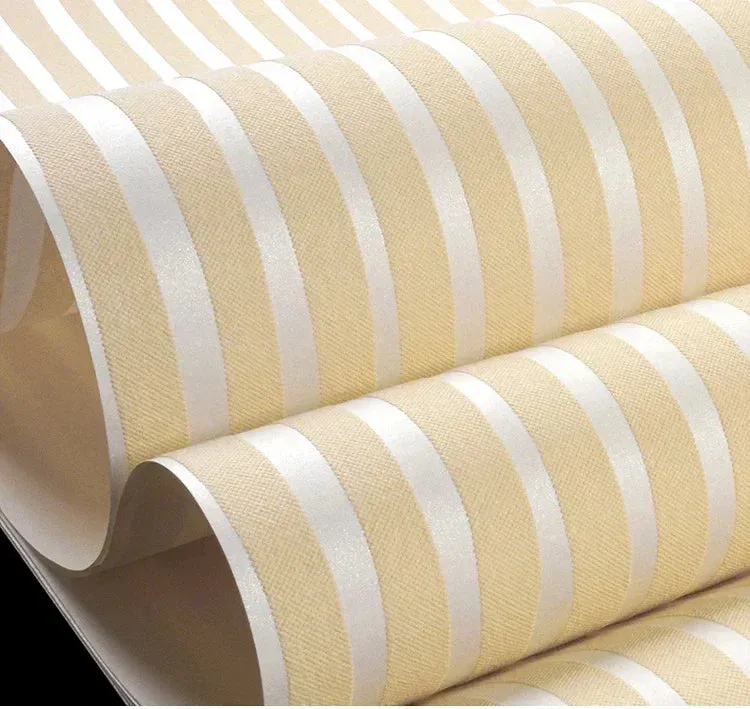 Modern Vertical Stripe Wallpaper Pink