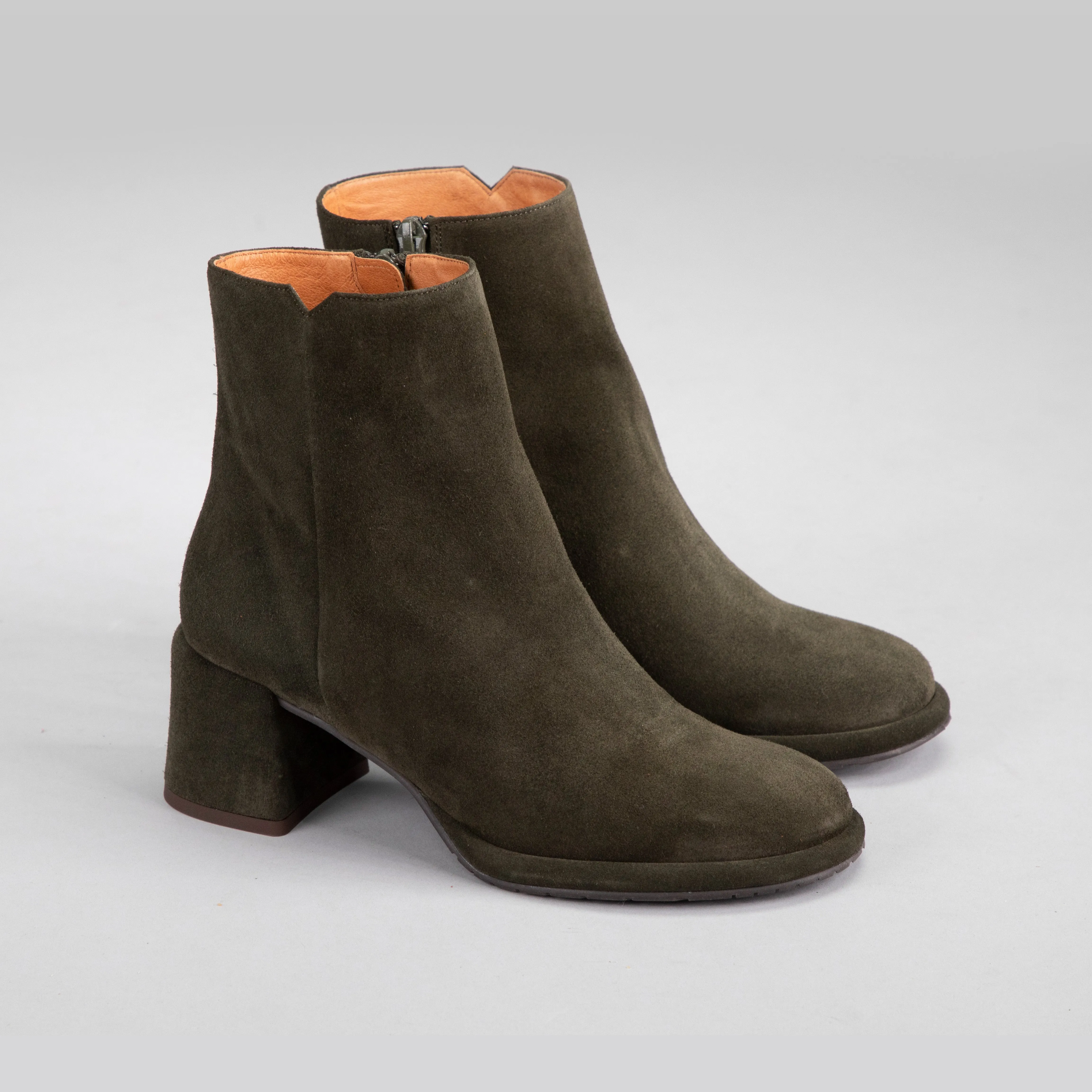 Mona Khaki Suede