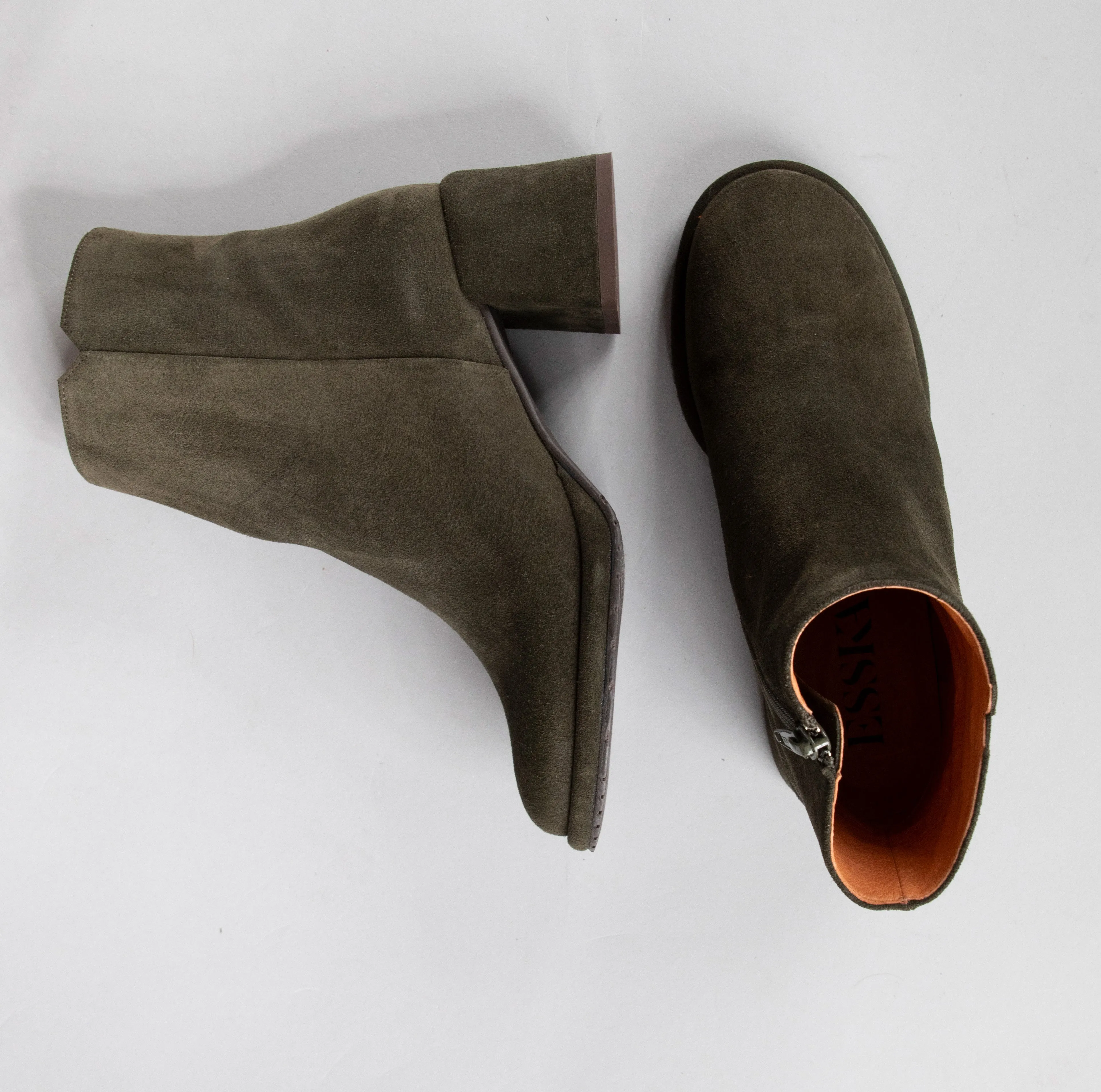 Mona Khaki Suede