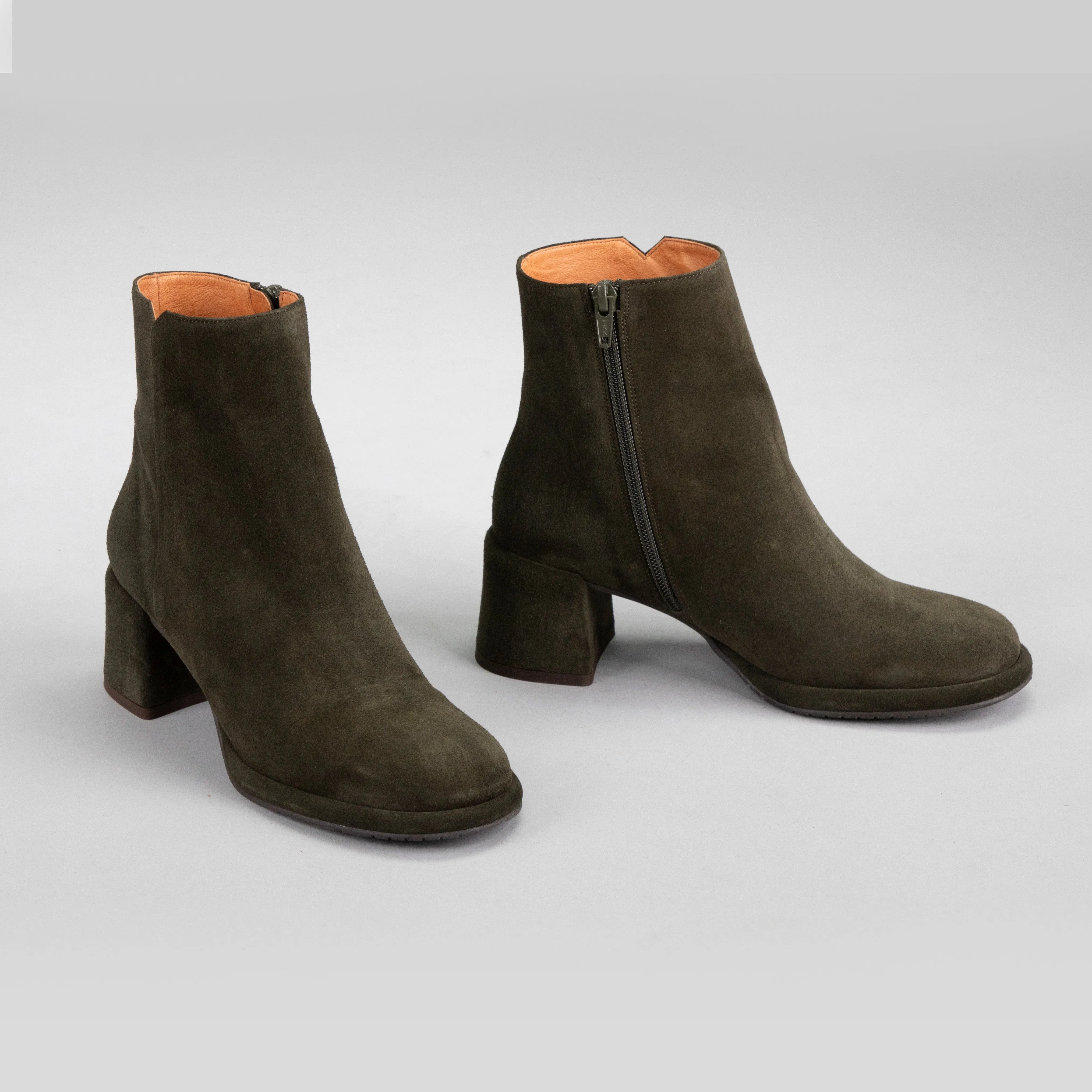 Mona Khaki Suede