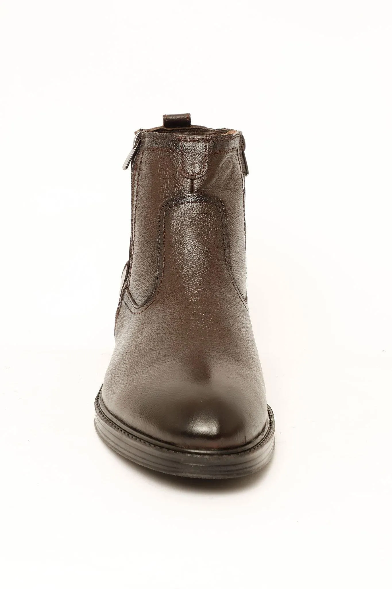 PB ARROW DOUBLE ZIP FAS BOOTS 10609DRKBRN