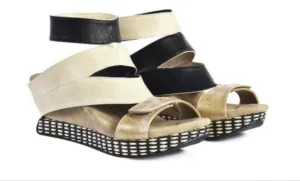 PREORDER Bella Reversible Sandal - Ivory/Black