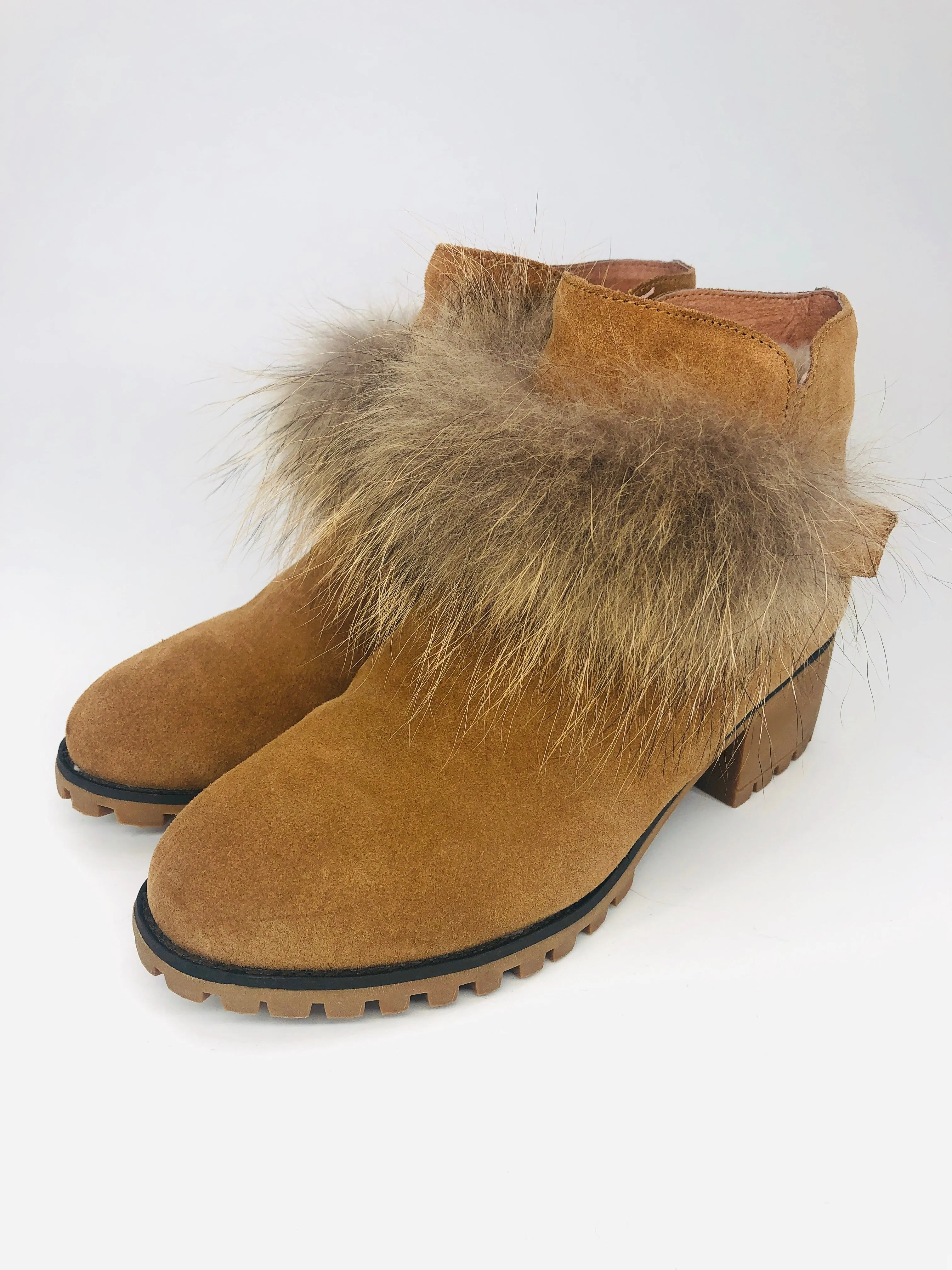 Sheepskin Lined Raccoon Detail Boot