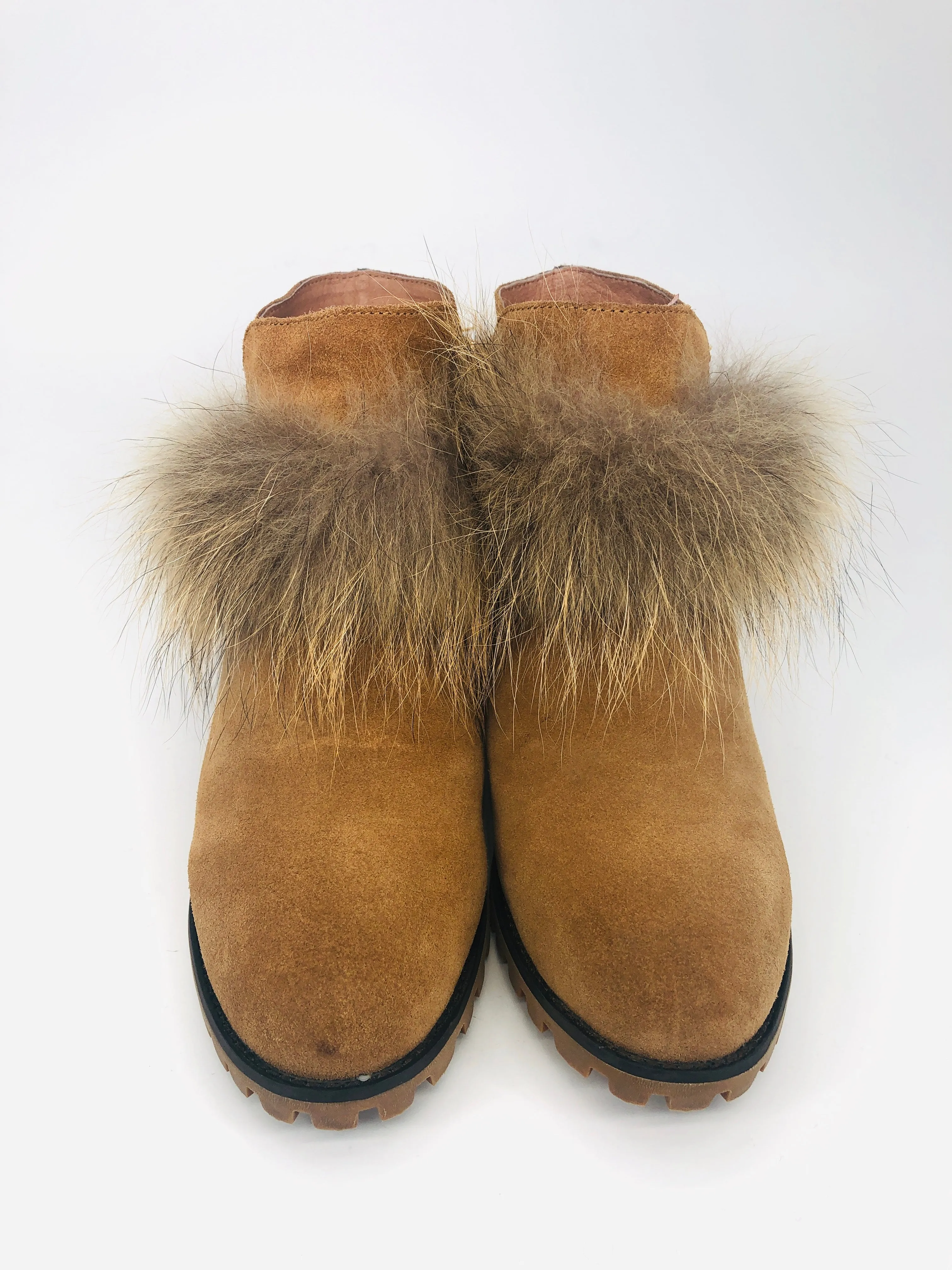 Sheepskin Lined Raccoon Detail Boot