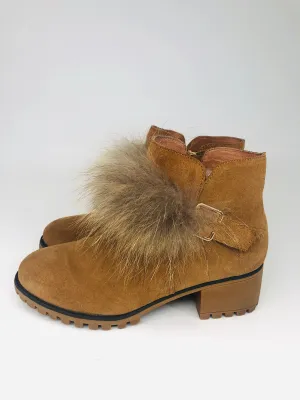 Sheepskin Lined Raccoon Detail Boot