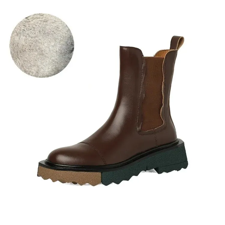 Shimmering Beautiful Chelsea Boots