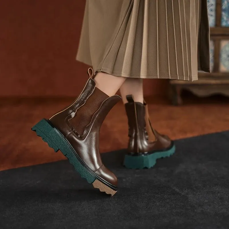 Shimmering Beautiful Chelsea Boots
