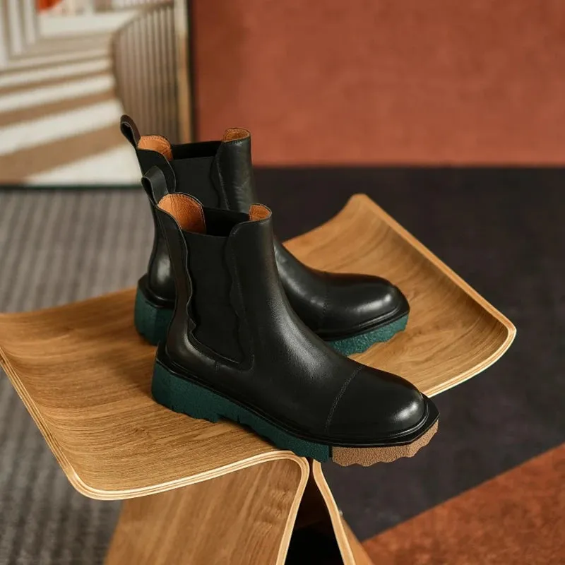 Shimmering Beautiful Chelsea Boots