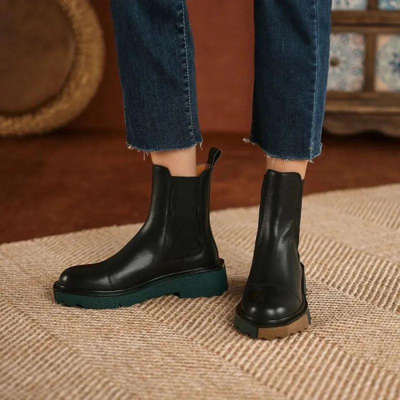 Shimmering Beautiful Chelsea Boots