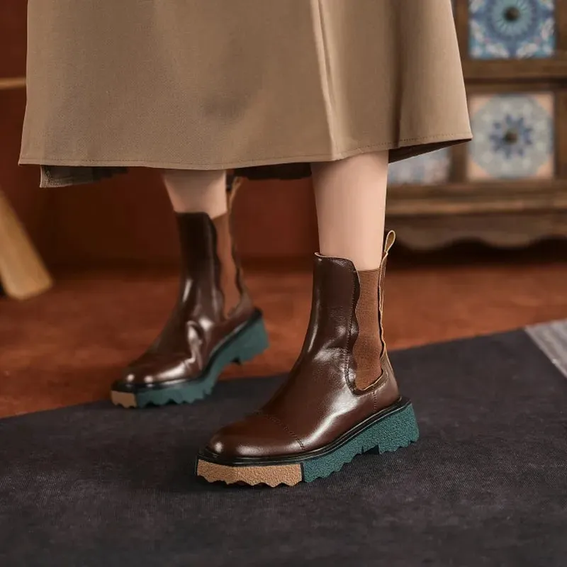 Shimmering Beautiful Chelsea Boots