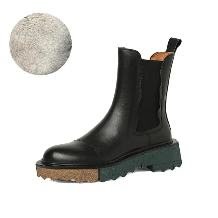 Shimmering Beautiful Chelsea Boots
