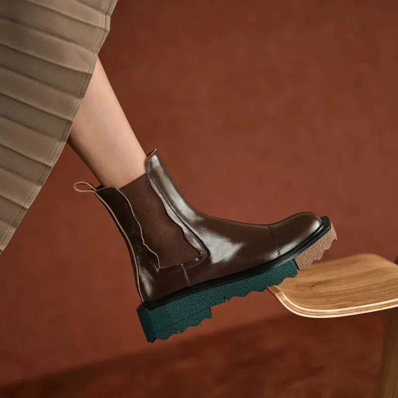 Shimmering Beautiful Chelsea Boots