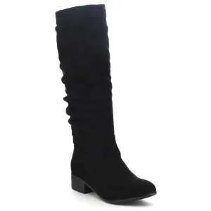 Soda Index Women's Classic Slouchy Cowboy Knee High Riding Boots