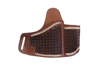 Stamped Bucklace  Leather Holster