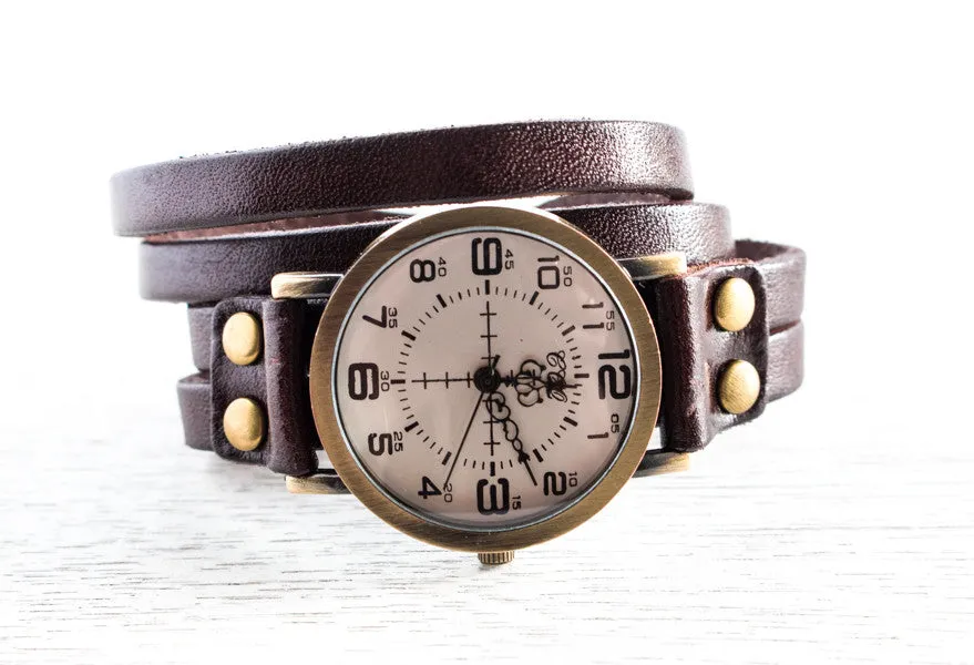 The Josephine | Vintage Leather Watch