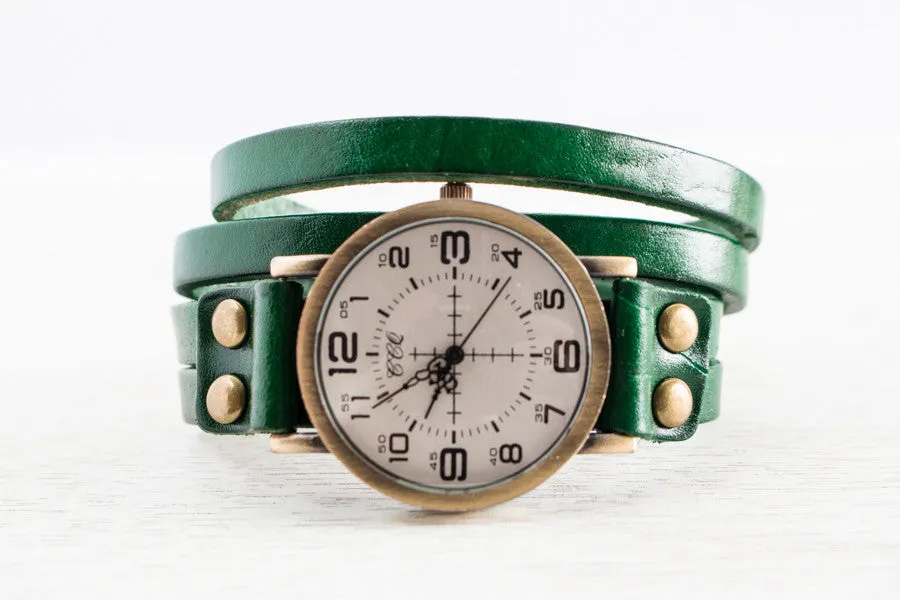The Josephine | Vintage Leather Watch