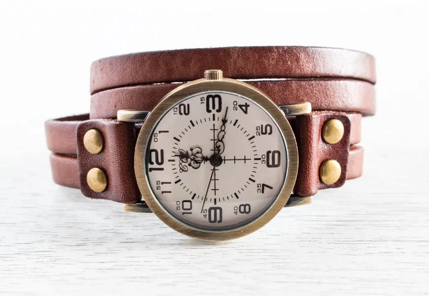 The Josephine | Vintage Leather Watch