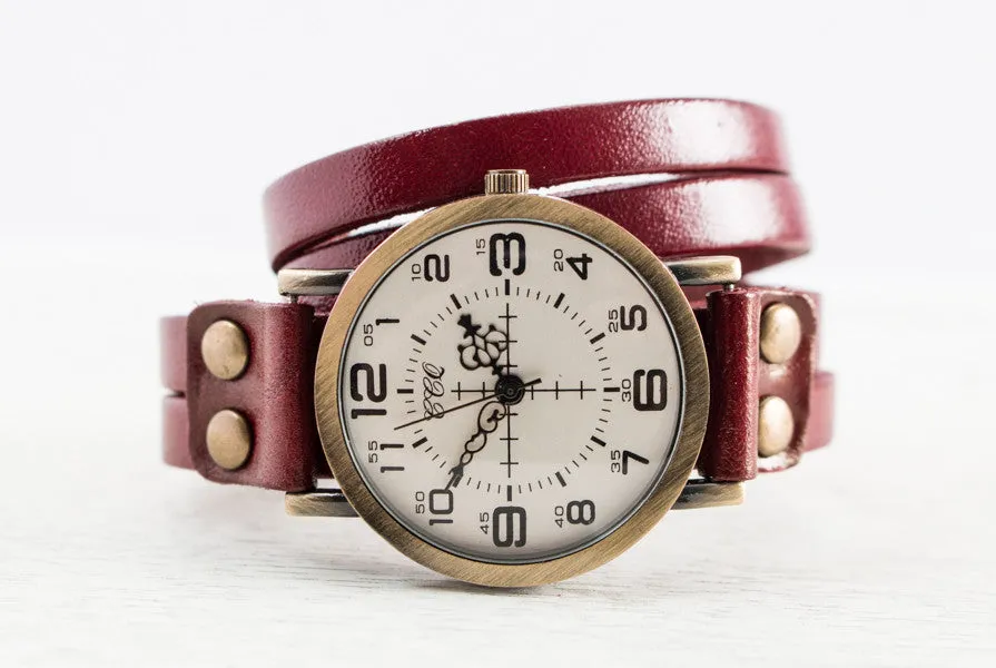 The Josephine | Vintage Leather Watch