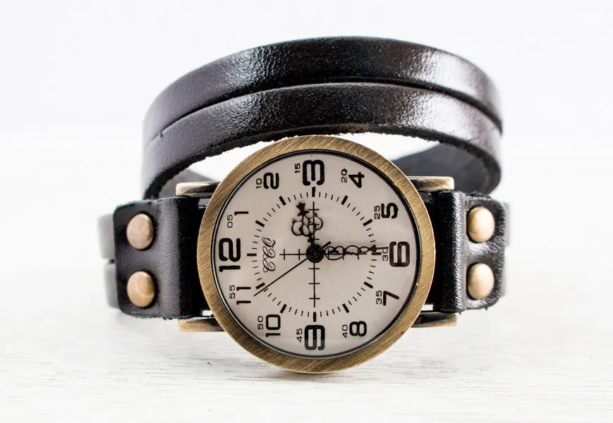 The Josephine | Vintage Leather Watch