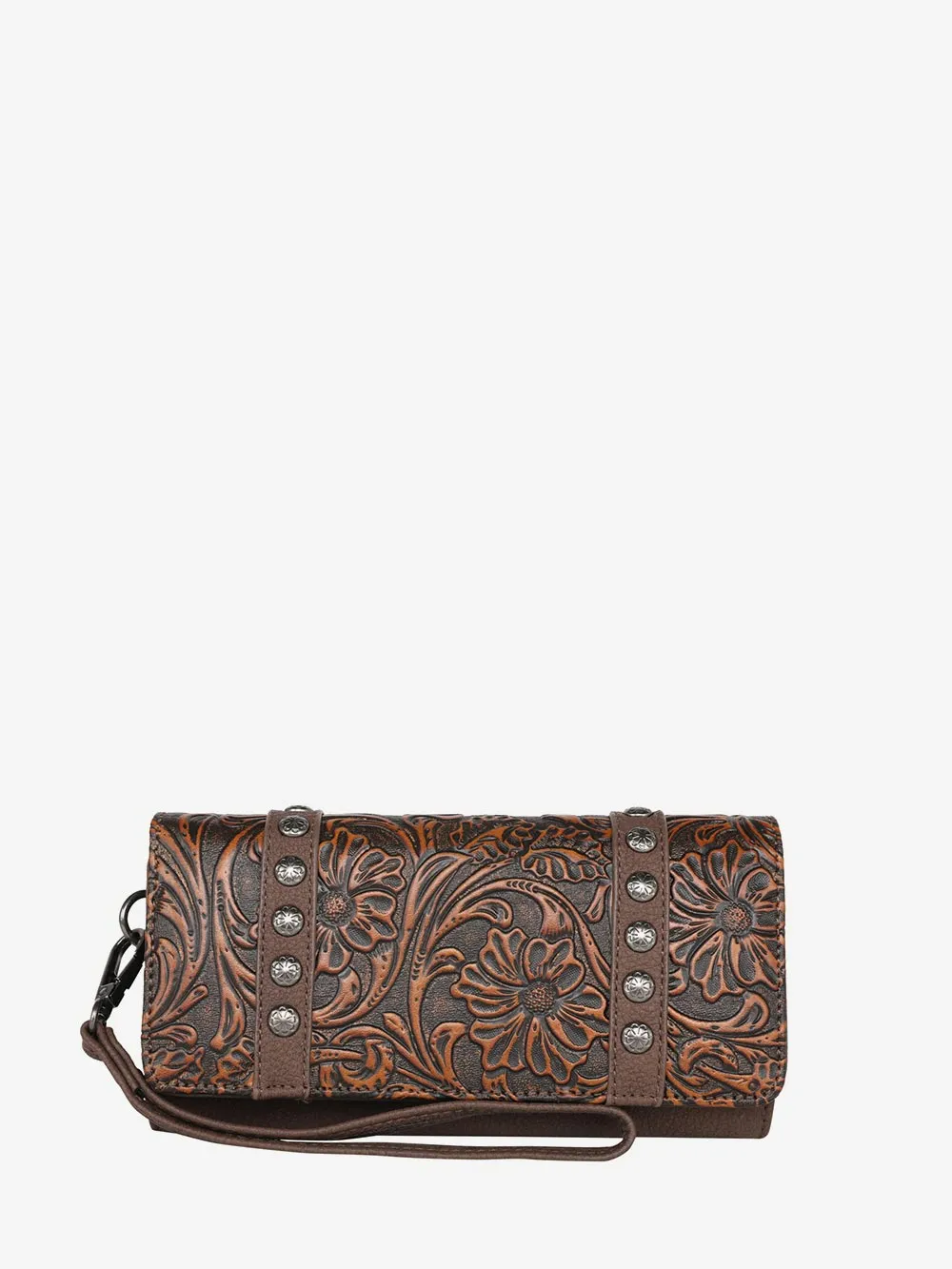 Trinity Ranch Floral Embossed Graphic Wallet
