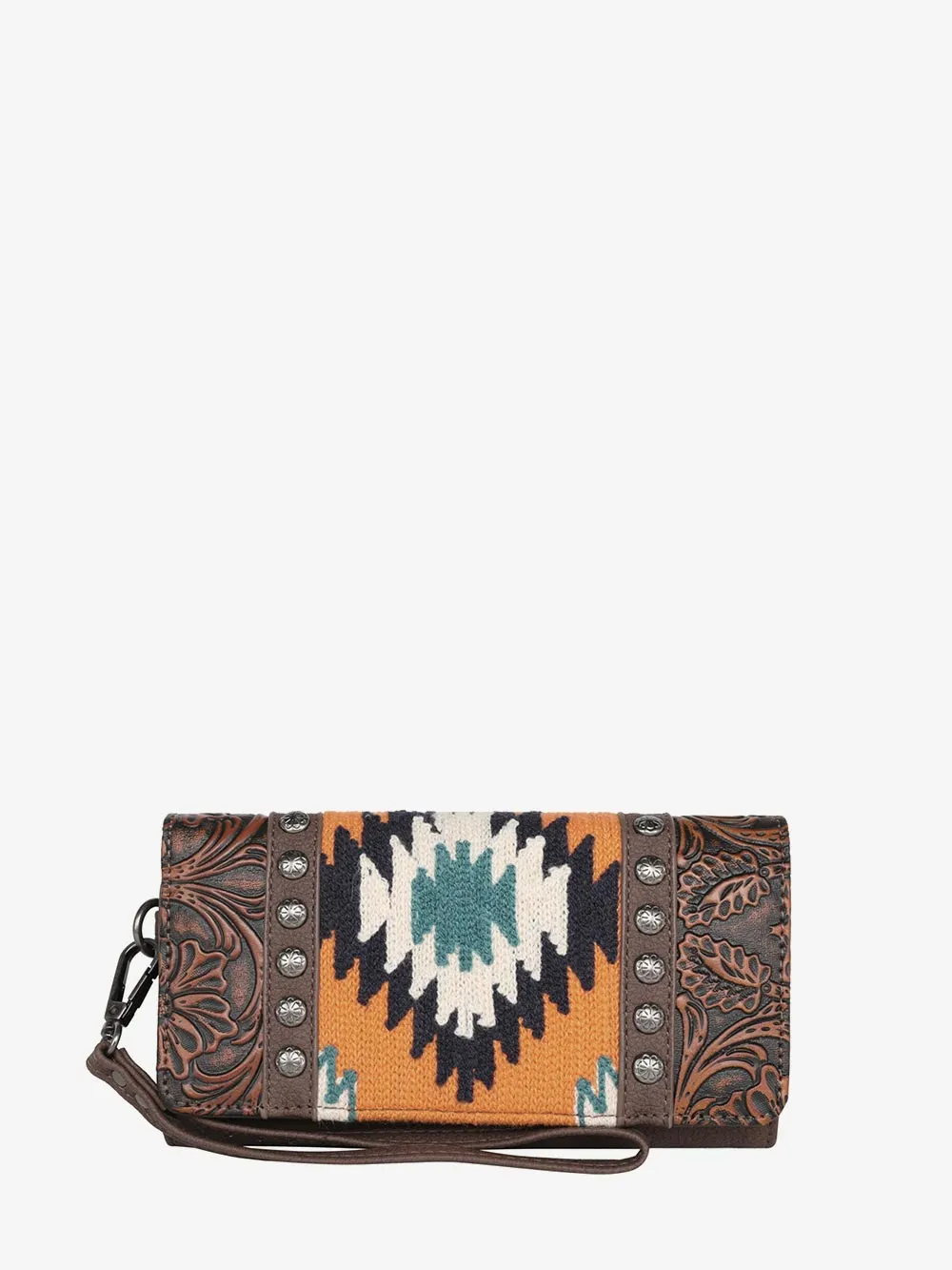 Trinity Ranch Floral Embossed Graphic Wallet