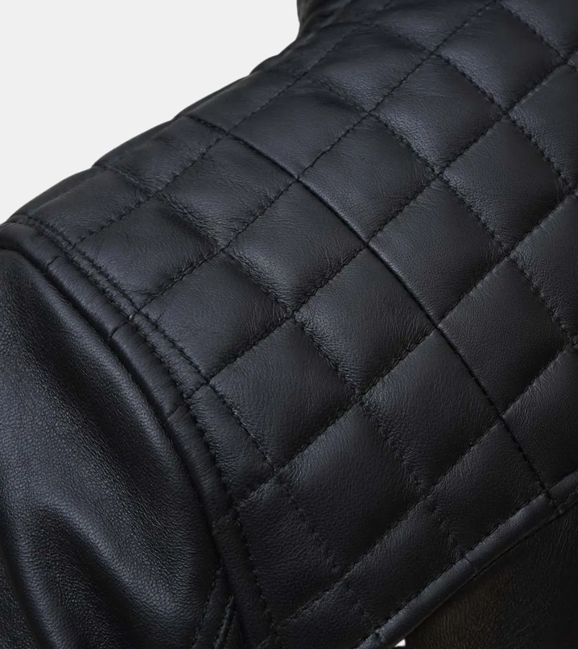 Verben Men's Black Hooded Leather Jacket