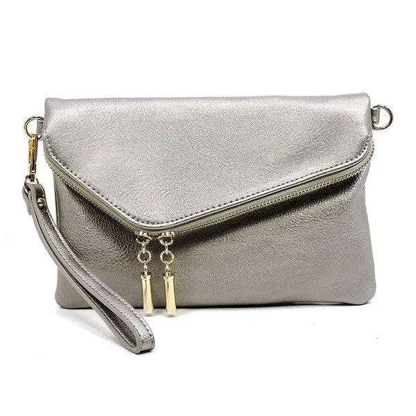Womens Handbags Fashion Envelope Foldover Clutch