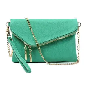 Womens Handbags Fashion Envelope Foldover Clutch