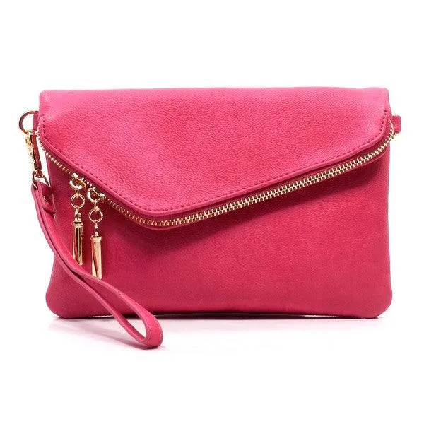 Womens Handbags Fashion Envelope Foldover Clutch