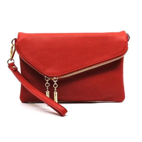 Womens Handbags Fashion Envelope Foldover Clutch
