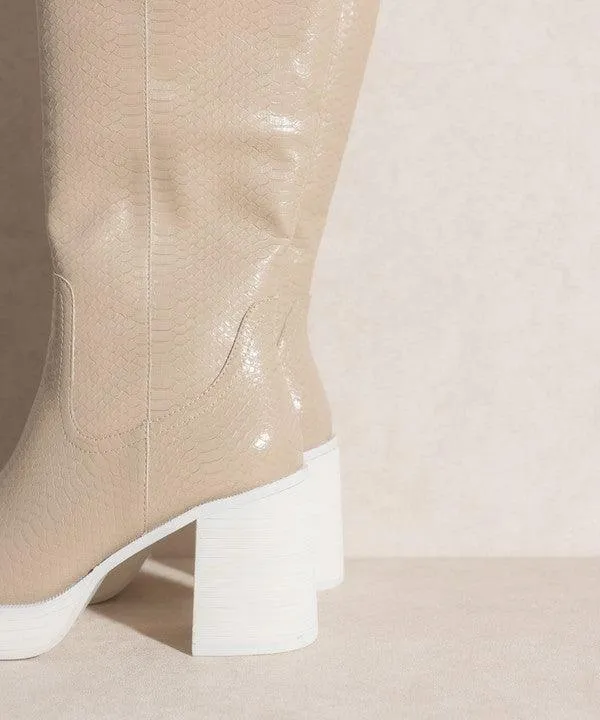 Womens Shoes Style No. Juniper - Platform Knee-High Boots