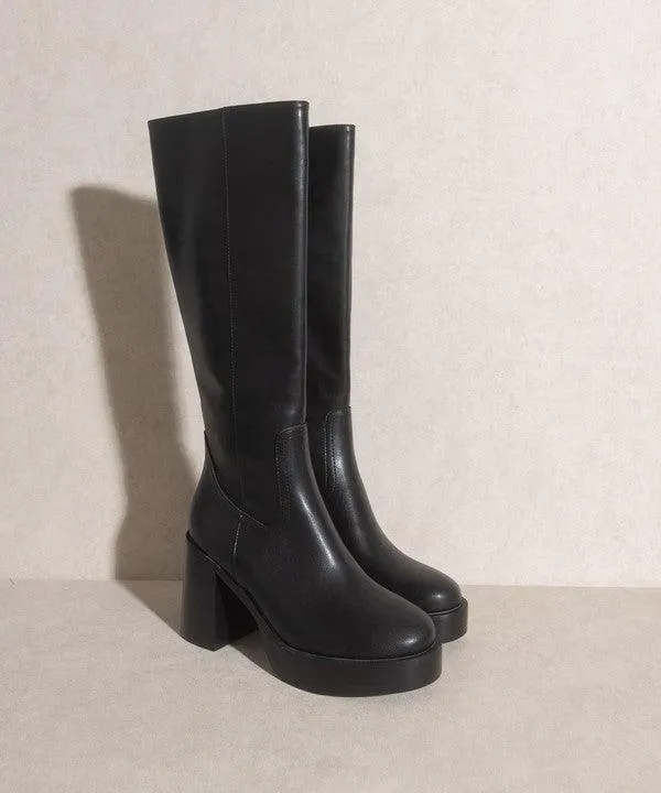 Womens Shoes Style No. Juniper - Platform Knee-High Boots