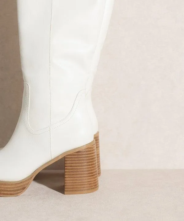 Womens Shoes Style No. Juniper - Platform Knee-High Boots