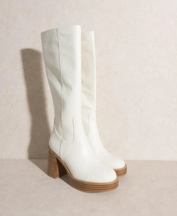 Womens Shoes Style No. Juniper - Platform Knee-High Boots