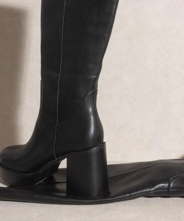 Womens Shoes Style No. Juniper - Platform Knee-High Boots